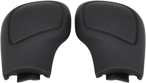 Acouto 2PCS Synthetic Leather Gear Shift Knob Side Cover Manual Shifter Gear Head Side Caps Frame Trim for CC for Jetta 6 MK6...