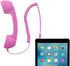 Retro 3.5mm Telephone Handset Cell Phone Receiver Mic Microphone Speaker for iPhone iPad Mobile Phones Cellphone Smartphone (Pink)...