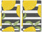 2 Pcs Kitchen Towels Lemons Kitchen Dish Towels Kitchen Dish Cloths Fast Drying Kitchen Rug Kitchen Decor for Home Cleaning Cooking Baking, 16 x 2...