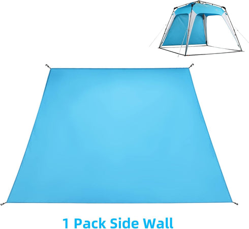 Sunwall for Pop Up Canopy Instant Shade Tent 8.2' X 8.2', Detachable Flap Sun Shade Side Wall Accessory to Block Sun, Wind, and Rain, 1 Pack Sidew...