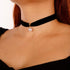 Missgrace Sexy Simple Black Pearls Short Choker Necklace Dainty Halloween Gothic Punk Bar Party Custume Vintage Thick Choker Necklace for Women...