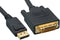 DisplayPort to DVI Cable 3ft...