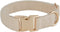 Soft Corduroy Fibric Dog Collar with High Grade Metal Buckle, for Small Dogs.(White,Small:10-15")...