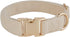 Soft Corduroy Fibric Dog Collar with High Grade Metal Buckle, for Small Dogs.(White,Small:10-15")...