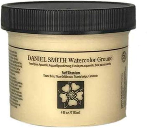 DANIEL SMITH Watercolor Ground 4oz Jar, Mars Black, 284055007, 4-Ounce Fl Oz...