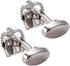 Royal Crown Shape Cufflinks for Men (Silver)...