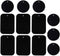 DSTELIN Smartphones Metal Plate 12 Pack for Phone Car Mount Holder Cradle with 3M Adhesive (Compatible with Magnetic Mounts) - 6 Rectangle and 6 R...