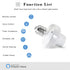 QIACHIP Remote Control Light Socket E26 E27 Bulb Socket Adapter, ZigBee Smart Light Holder Compatible with Alexa Echo Voice Control, Requires Zigb...