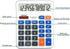 Desktop Calculator Extra Large 5-Inch Clear LCD Display 12-Digit Big Number Button Office Calculator with Auto Sleep Function (OS-5M)...