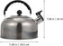 ABOOFAN Whistling Tea Kettle,Stainless Steel 2L Teapot Water Kettle Stovetop Hot Kettle Sound Teapot Hot Water Fast to Boil for Stove Top Silver...