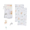 Lulujo Baby Cotton Muslin Security Blankets, Pack of 2, 16 x 16-Inches, Little Fawn...