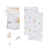Lulujo Baby Cotton Muslin Security Blankets, Pack of 2, 16 x 16-Inches, Little Fawn...