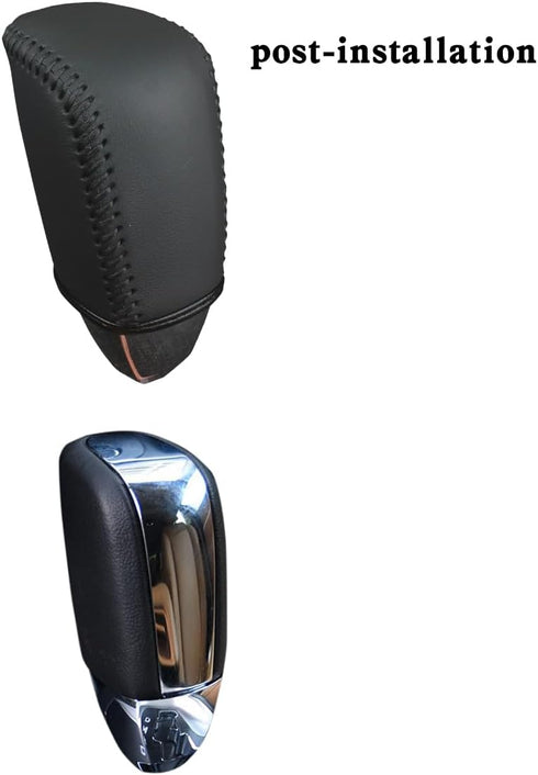 Fit Genuine Leather Gear Shift Knob Cover for 2011 12 13 14 15 16 18 19 2020 Dodge Journey 2008 2009 2010 2011 2012 2013 2014 Dodge Avenger Automa...