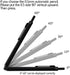 DUNBONG 4 in 1 Multicolor pen, Metal Cased Multifunction Pen, 0.5mm Mechanical Pencil, Red Ball Pen, Blue Ball Pen and Black Ball Pen, 1-Count (Bl...