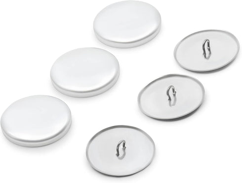 Dritz 13-45 Cover Button Refill for # 14 Kits, Size 45 - 1-1/8-Inch, 3-Sets, Nickel...