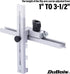 DuBois 51035 Adjustable Flip Stop 1" to 3-1/2" For Multi T-Track Fence, Aluminum Woodworking Tools...