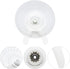 Hamster Wheel Hamster Flying Saucer Silent Exercise Wheel Running Wheel for Dwarf Hamsters Gerbil Mice Small Animals (White)...