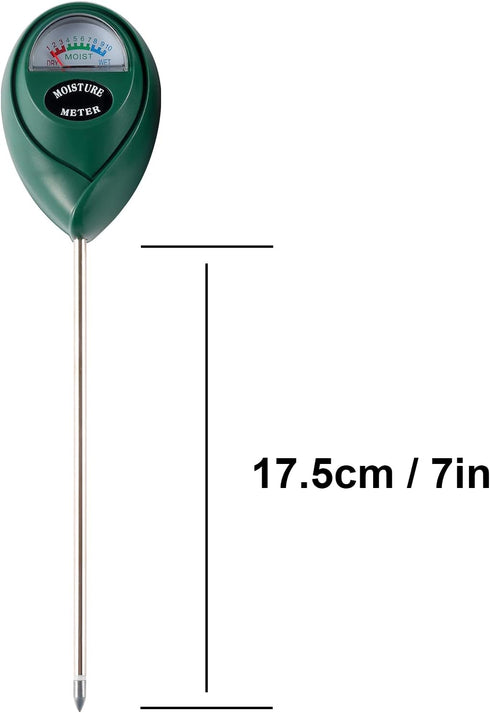 2 Packs Soil Moisture Meter, Plant Water Meter for House Plants, Soil Tester Test Kit Soil for Garden Lawn Farm Indoor & Outdoor Use, No Battery R...