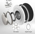 Sinjimoru Magnetic Cell Phone Ring, 360 Degree Rotation Phone Finger Grip for Magnetic Ring Holder Compatible with iPhone 15 14 13 12 Series. M-Ri...