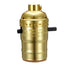 uxcell® 2Set Brass Finish Bottle Lamp Adapter Kit with Rubber Adaptors and US Plug 8ft Cord...