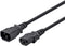 Monoprice 3-Prong Extension Cord - 10 Feet - Black | IEC 60320 C14 to IEC 60320 C13, 18AWG, 10A, 125V...