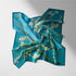 Women's Van Gogh Oil Painting Square Scarf Fashion Literary Imitation Silk HairBand...