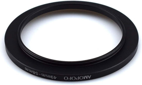 Universal 49-58mm /49mm to 58mm Step Up Ring Filter Adapter for UV,ND,CPL,Metal Step Up Ring Adapter...