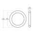 uxcell Silicone O-Rings, 7mm OD 4mm ID 1.5mm Width VMQ Seal Gasket for Compressor Valves Pipe Repair, White, Pack of 20...