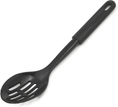 Chef Craft Basic Nylon Slotted Spoon, 11.5 inch, Black...