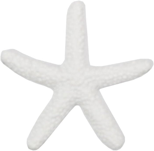 LJY 25 Pieces White Resin Pencil Finger Starfish for Wedding Decor, Home Decor and Craft Project, 2.3 Inches...