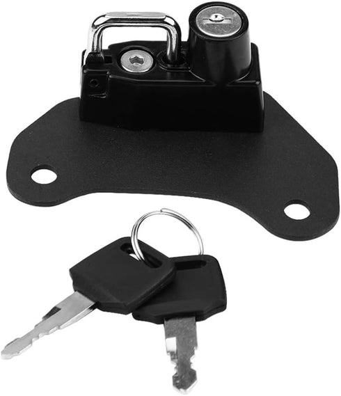 Qiilu Motorcycle Helmet Lock, Key Lock, Black, Compact...