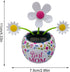 Solar Dancer Figure,Solar Powered Dancing Car Dashboard Decor,Solar Dancing Flower Solar Dancing Solar Toys Solar Powered Toys Car Swinging Dancin...