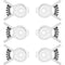 Bread, Bagel, or Chips Clips Set, White (6-Count)...