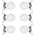 Bread, Bagel, or Chips Clips Set, White (6-Count)...