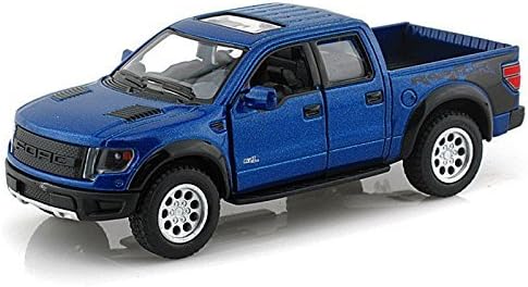KiNSMART 2013 Ford F-150 SVT Raptor Supercrew 1:46 Scale 5" Die Cast Metal Model Toy Truck (Blue)...