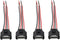 NewYall Pack of 4 Ignition Coil Female Connector Plug Harness Pigtail for HS250h Vibe Camry Corolla Highlander Matrix RAV4 Solara Prizm tC L4 2.4L...