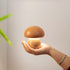 Wooden Mushroom Lamp, Portable Cordless Small Lamp, Rechargeable Battery Operated Lamp,Stepless Dimming, Night Light for Birthday Gifts...