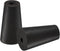 MECCANIXITY Rubber Tapered Plug 10mm to 15mm with Hole Test Tubes Bungs Stopper Black for Lab Home 20 Pieces...