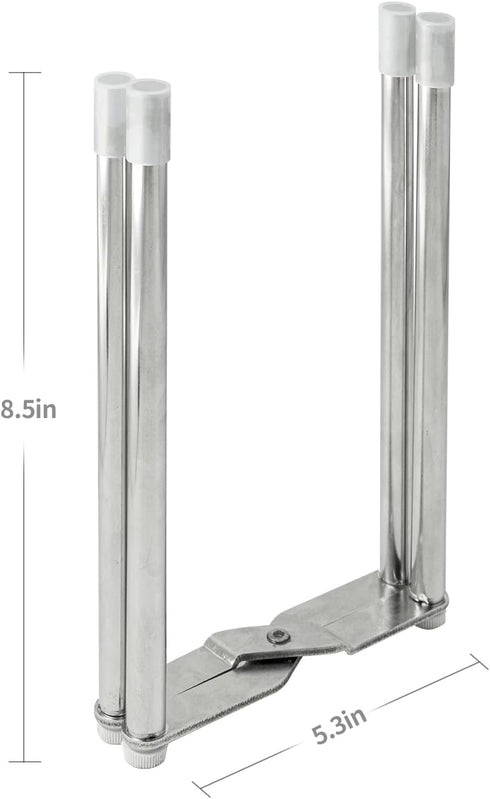 Drying Rack, Stainless Steel Kitchen Stand Holder for Bottles, Cups and Plastic Bags, Multifunctional Countertop Shelf...