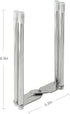 Drying Rack, Stainless Steel Kitchen Stand Holder for Bottles, Cups and Plastic Bags, Multifunctional Countertop Shelf...