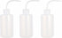 Wash bottles,3pcs 250ml Plastic Safety Wash Bottle Convenient Transparent Squeeze Bottle for Medical Laber Supplies Green Soap Cleaning Washing Bo...