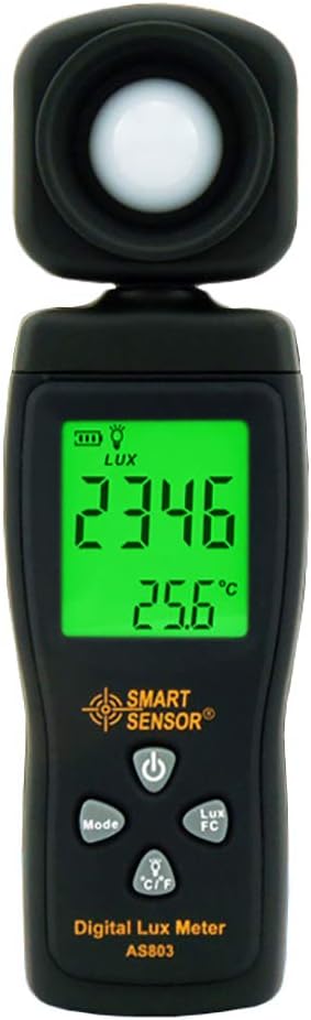 Lux Light Meter for Photography Grow Plants Led Photometer Lighting Intensity Brightness Measurement Pocket Digital Photo Illuminance Sensor...