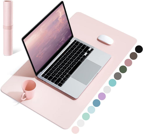 Non-Slip Desk Pad,Mouse Pad,Waterproof PVC Leather Desk Table Protector,Ultra Thin Large Desk Blotter, Easy Clean Laptop Desk Writing Mat for Offi...