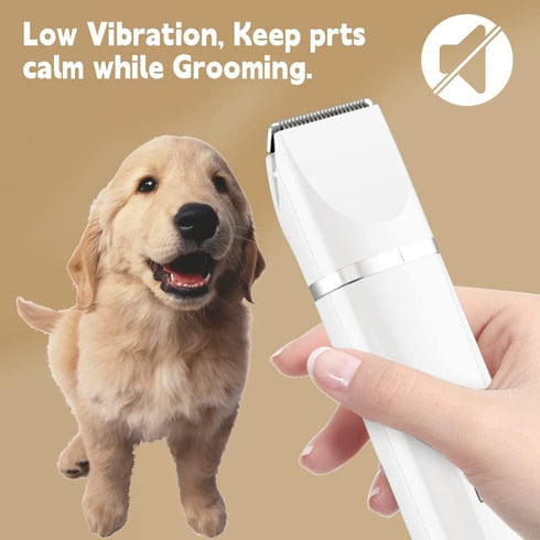 Dog Grooming Trimmer - Rechargeable Clippers for Shedding and Haircutting...