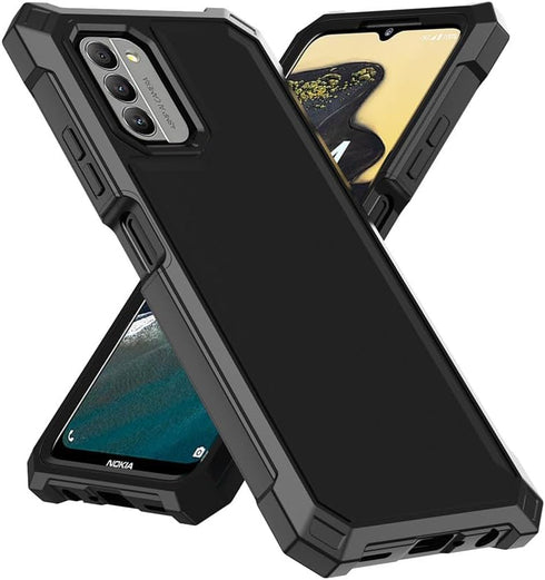 for Nokia C300 Case/Nokia G100 Case with Screen Protector,Nokia C300 Phone Case N155DL Front Back Full Body Protection,Nokia G100 N150DL Phone Cas...
