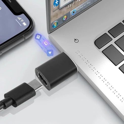 4 Pack USB Adapter,USB C Female to USB 3.0 Male Adapter Compatible with iPhone 15 Series,Laptops, Power Banks, Chargers, and More Devices with USB...