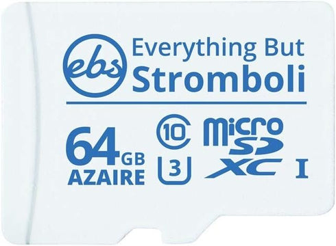 Everything But Stromboli 64GB Azaire MicroSD Memory Card for Samsung Galaxy Tablet Works with Tab A 8.0 2018, Tab A 10.1 2016, Tab S6 Class 10 U3 ...