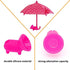 Phone Umbrella for Sun, Cell Phone Umbrella Sun Shade, Umbrella for Phone with Universal Adjustable Piggy Suction Cup Stand, Sun Shade Cover for P...