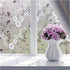 Window Privacy Film for Glass, Floral Removable Static Film, 17.5x78.7 Inch...