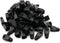 RilexAwhile 100 Pcs Black Soft Plastic CAT5E CAT6 Ethernet RJ45 Cable Cap Connector Boots Plug Cover Strain Relief Boots (Black)...